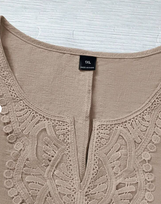 EMERY ROSE Women's Woven Casual Resort Summer Blouse